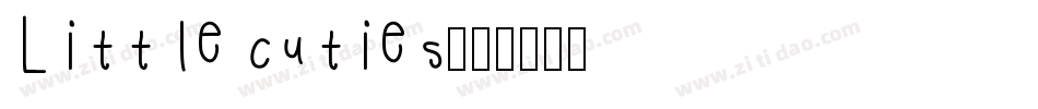 Little cuties字体转换